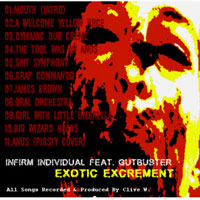 NFIRM INDIVIDUAL FEATURING GUTBUSTER - EXOTIC EXCREMENT CD COVER